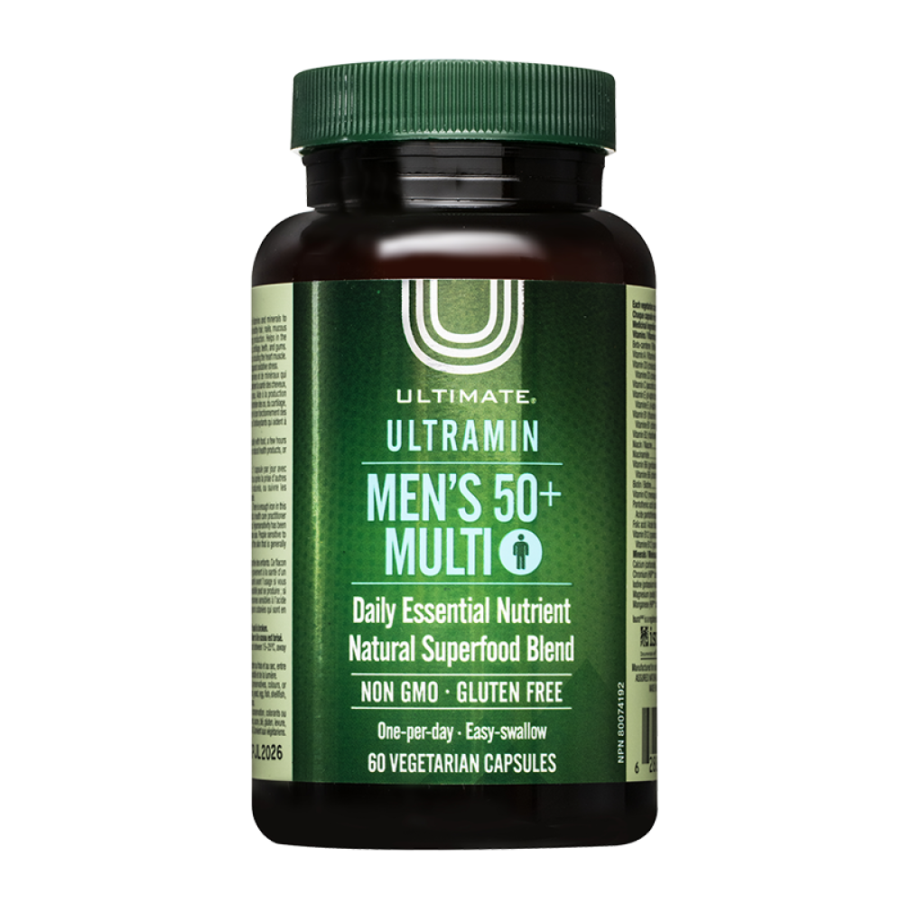 NATURAL FACTORS/ ULTIMATE™ Мултивитамини за Мъже 50+ x 60 капсули