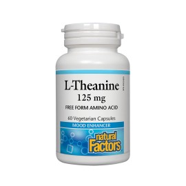 Natural Factors/Mental Calmness L-Theanine/125 mg/60 капсули