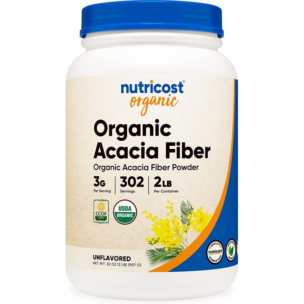 Nutricost/Organic Acacia Fiber/Акациеви фибри Органик/прах 907 g