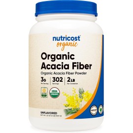 Nutricost/Organic Acacia Fiber/Акациеви фибри Органик/прах 907 g