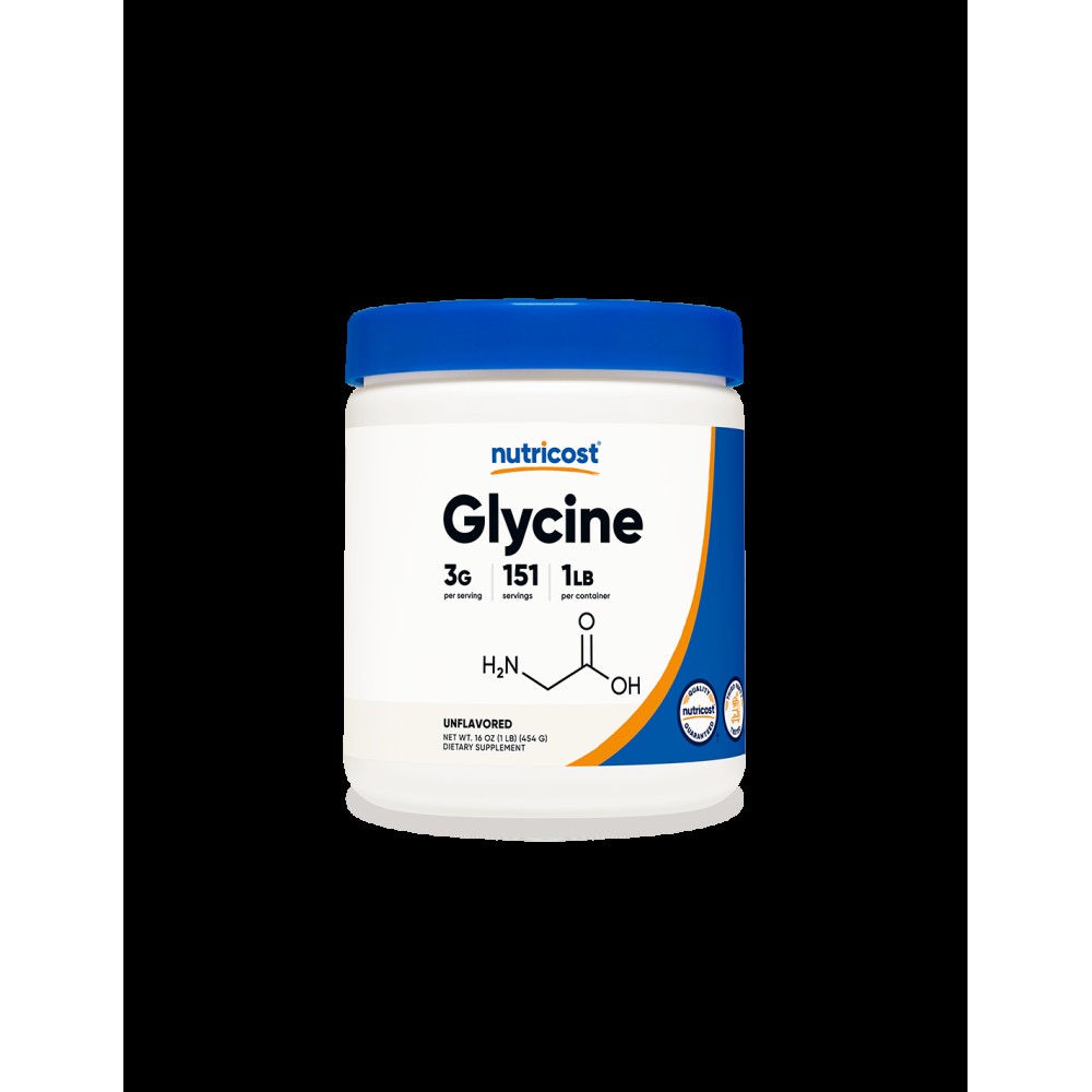 Nutricost/Glycine/Глицин/454 g прах