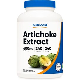 Nutricost/Artichoke Extract/Артишок Екстракт/240 капсули