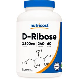 NUTRICOST/ D- RIBOSE/ Д-РИБОЗА 240 КАПСУЛИ