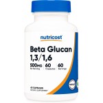 Nutricost/Beta Glucan/Бета глюкани 1.3 , 1.6 /60 капсули