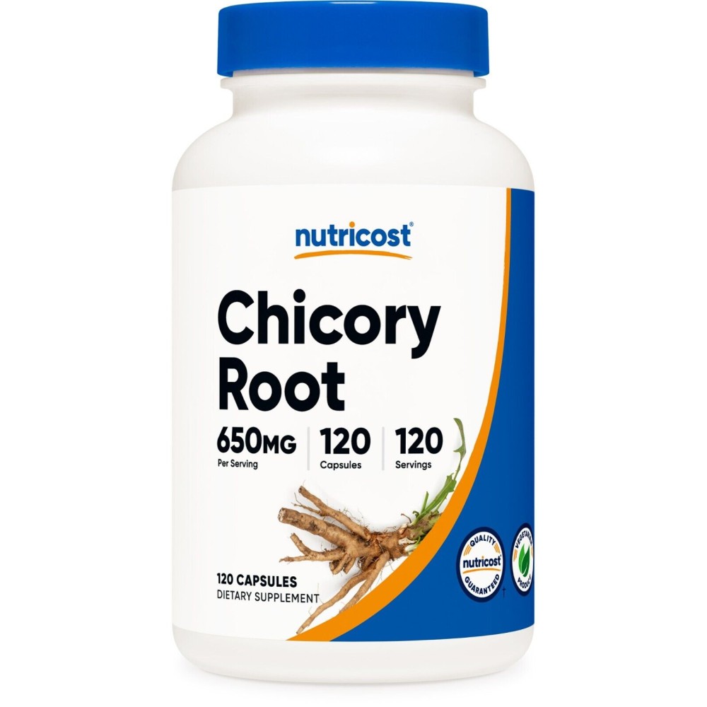 NUTRICOST CHICORY ROOT/ ЦИКОРИЯ КОРЕН120 КАПСУЛИ