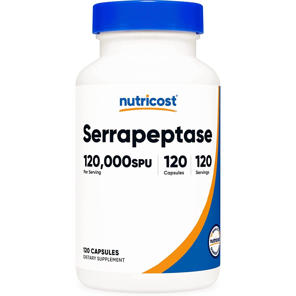 NUTRICOST SERRAPETASE/ СЕРАПЕПТАЗА 40000 SP 120 КАПСУЛИ