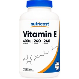 NUTRICOST VITAMIN E / ВИТАМИН E 400 IU 240 КАПСУЛИ