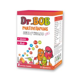 DR.BOB® МУЛТИВИТАМИНИ 45 ДРАЖЕТА МИКС