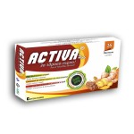 ACTIVA PLUS® ЗА ЗДРАВО ГЪРЛО – ДЖИНДЖИФИЛ, МЕД И КАНЕЛА 16 ПАСТИЛИ